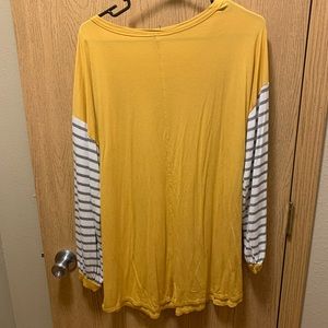 Long sleeved mustard shirt